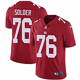 Nike Men & Women & Youth Giants 76 Nate Solder Red Alternate NFL Vapor Untouchable Limited Jersey,baseball caps,new era cap wholesale,wholesale hats